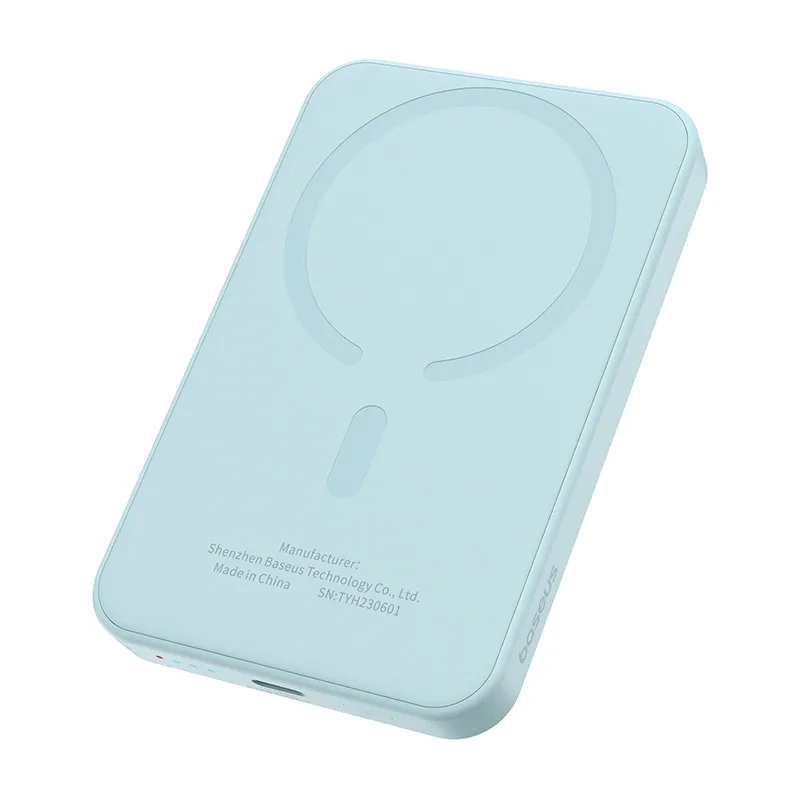 Magnetic Mini Powerbank Baseus 5000mAh, USB-C 20W (blue) Magnetic Mini Powerbank Baseus 5000mAh, USB-C 20W (blue)
