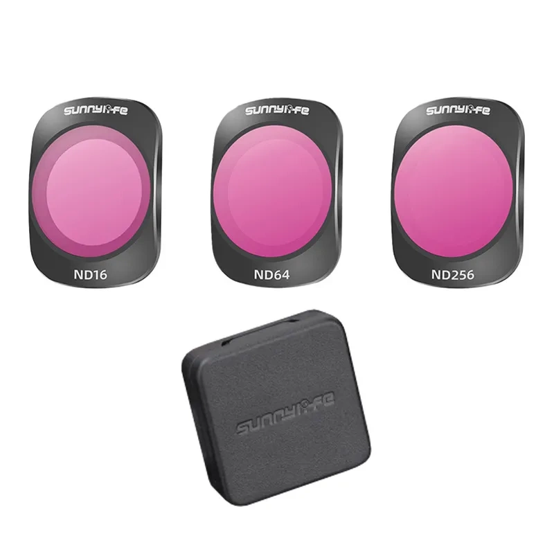 3 filters ND16+ND64+ND256 Sunnylife for Pocket 3 3 filters ND16+ND64+ND256 Sunnylife for Pocket 3