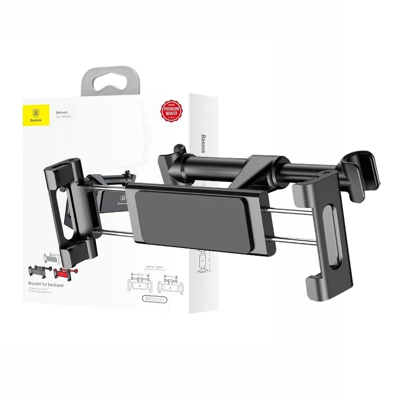 Baseus tablet holder for car headrest (black) Baseus tablet holder for car headrest (black)