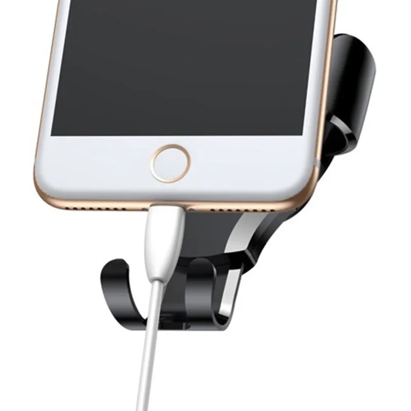 Baseus Osculum gravitational phone holder (black + silver) Baseus Osculum gravitational phone holder (black + silver)