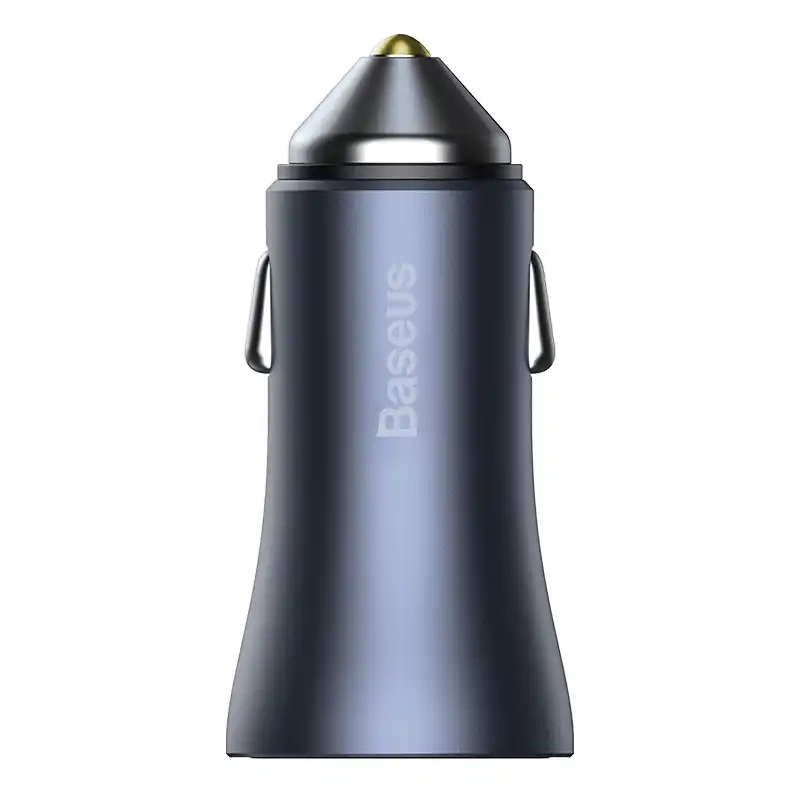 Baseus Golden Contactor Pro car charger, 2x USB, 40W (gray) Baseus Golden Contactor Pro car charger, 2x USB, 40W (gray)