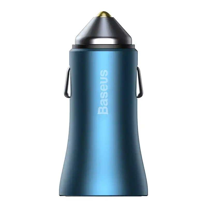 Baseus Golden Contactor Pro car charger, USB + USB-C, QC4.0+, PD, SCP, 40W (blue) Baseus Golden Contactor Pro car charger, USB + USB-C, QC4.0+, PD, SCP, 40W (blue)