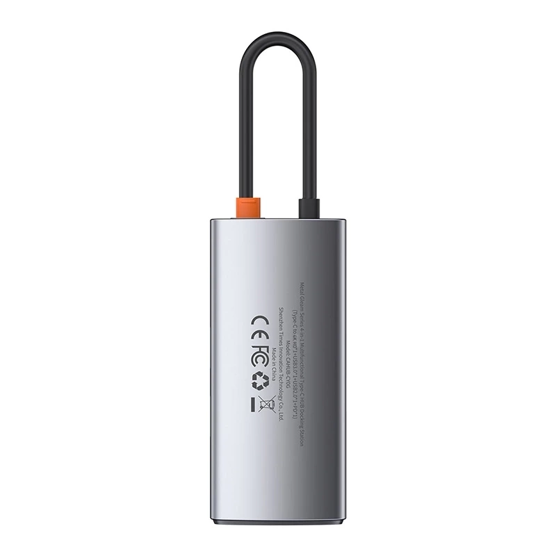 Hub 4in1 Baseus Metal Gleam Series, USB-C to USB 3.0 + USB 2.0 + HDMI + USB-C PD Hub 4in1 Baseus Metal Gleam Series, USB-C to USB 3.0 + USB 2.0 + HDMI + USB-C PD