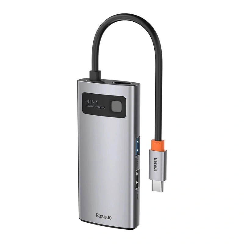 Hub 4in1 Baseus Metal Gleam Series, USB-C to USB 3.0 + USB 2.0 + HDMI + USB-C PD Hub 4in1 Baseus Metal Gleam Series, USB-C to USB 3.0 + USB 2.0 + HDMI + USB-C PD