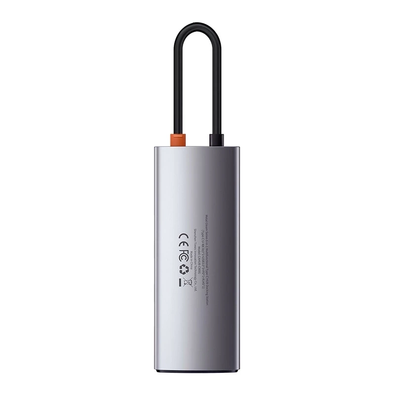 Hub 5in1 Baseus Metal Gleam Series, USB-C to 3x USB 3.0 + HDMI + USB-C PD Hub 5in1 Baseus Metal Gleam Series, USB-C to 3x USB 3.0 + HDMI + USB-C PD