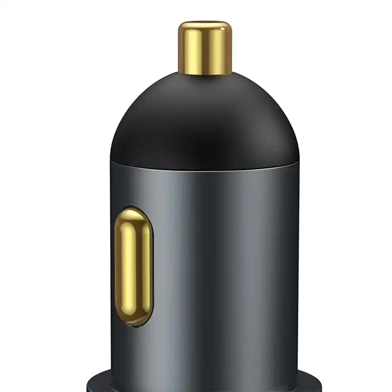 Baseus Share Together Fast Charge Car Charger with Cigarette Lighter Expansion Port, 2x USB, 120W (Gray) Baseus Share Together Fast Charge Car Charger with Cigarette Lighter Expansion Port, 2x USB, 120W (Gray)