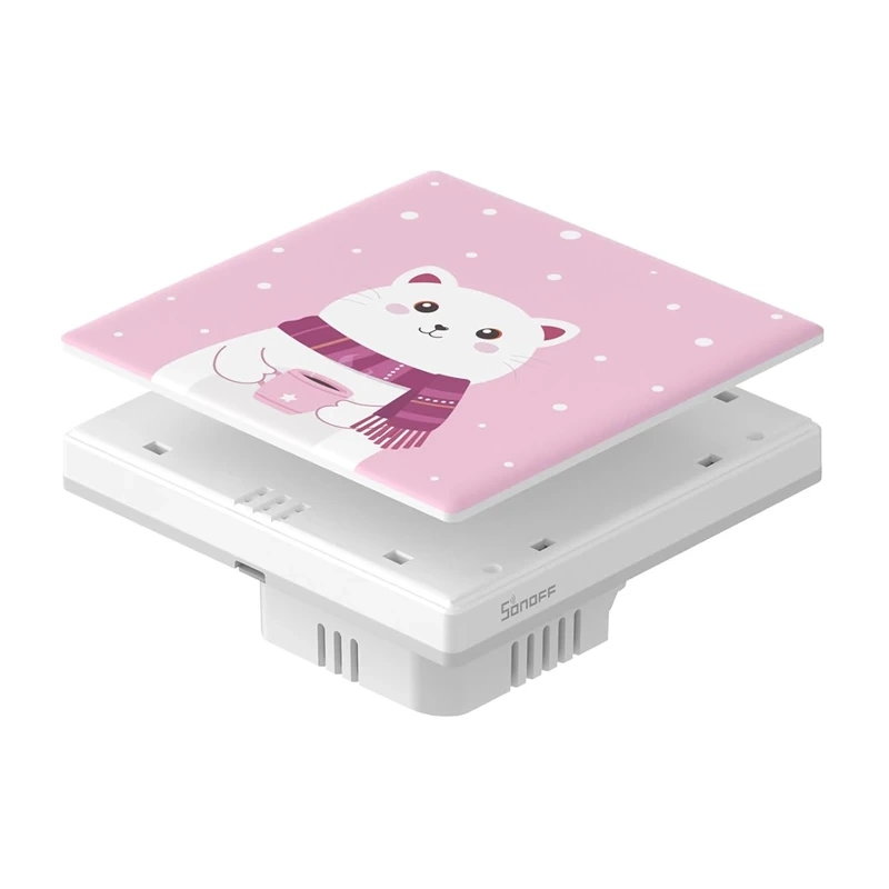 Decorative cover / cap for T5 SONOFF Cartoon 1C touch switch Decorative cover / cap for T5 SONOFF Cartoon 1C touch switch