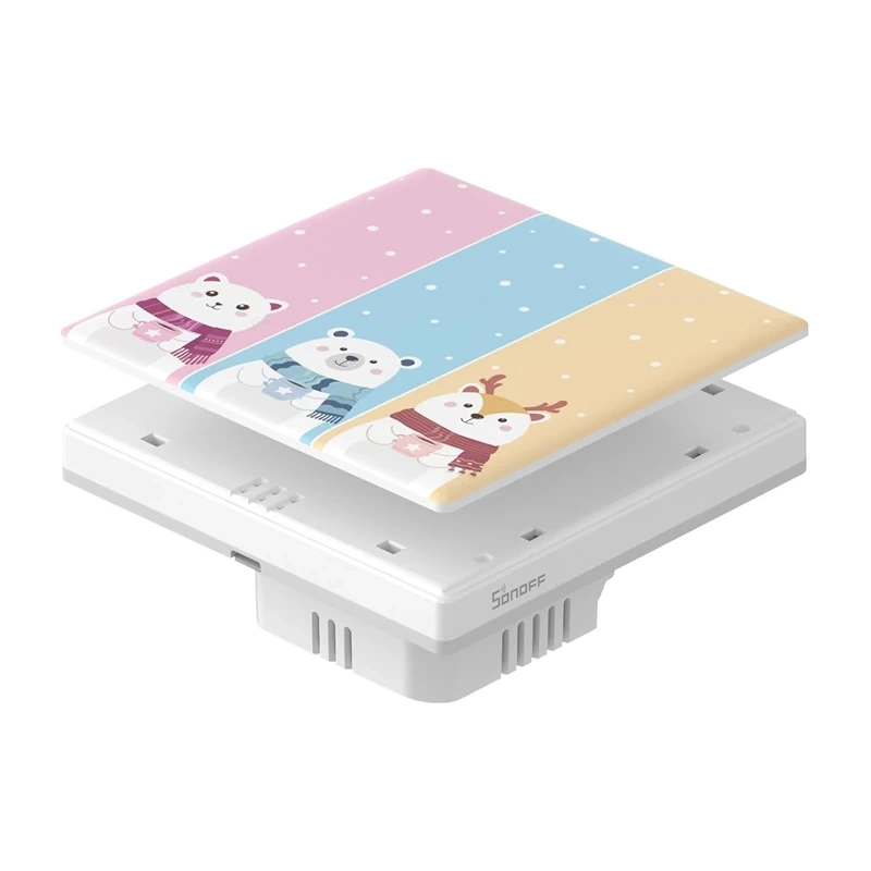 Decorative cover / cap for T5 SONOFF Cartoon 3C touch switch Decorative cover / cap for T5 SONOFF Cartoon 3C touch switch