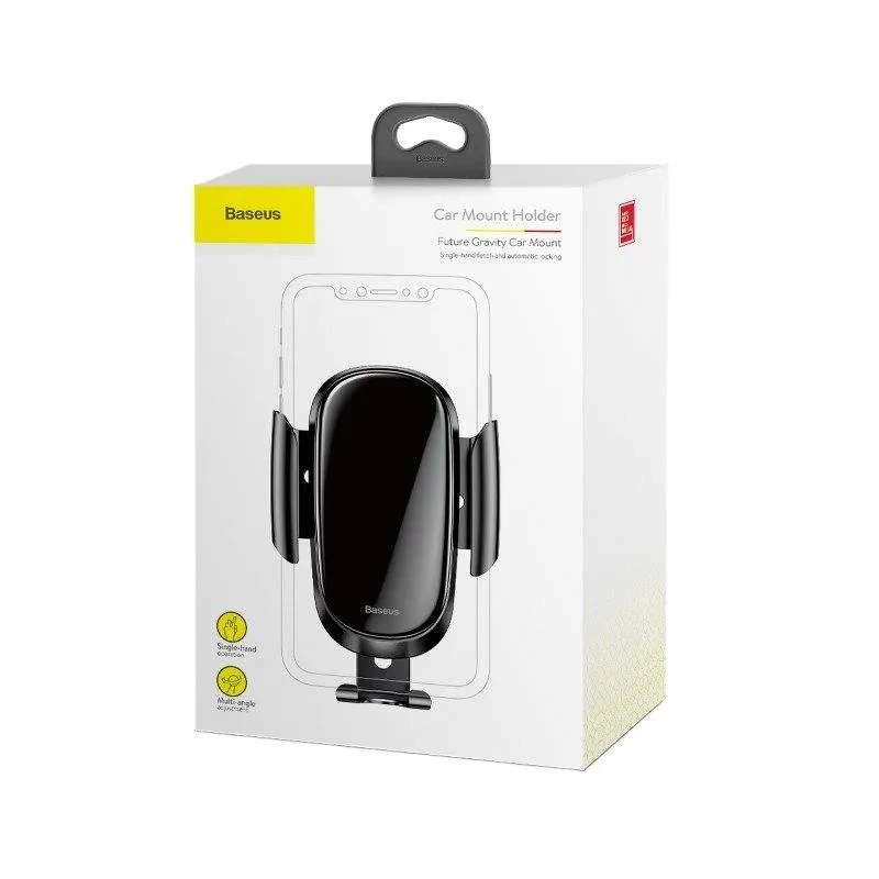 Baseus Future Gravity Car Mount Gravitational car holder (black) Baseus Future Gravity Car Mount Gravitational car holder (black)