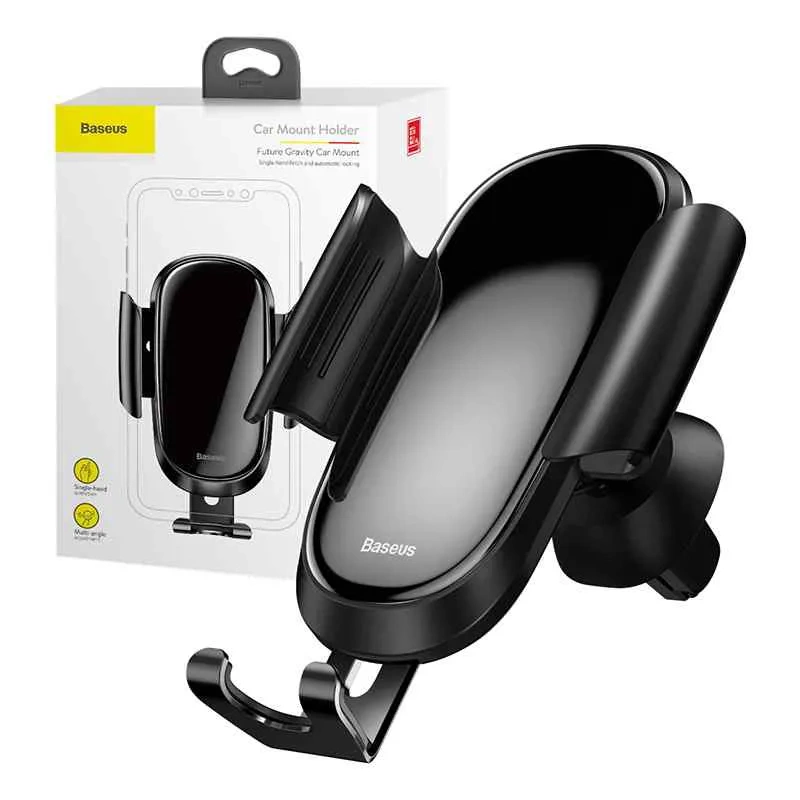 Baseus Future Gravity Car Mount Gravitational car holder (black) Baseus Future Gravity Car Mount Gravitational car holder (black)