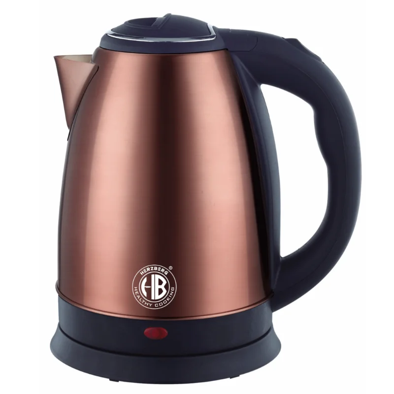 Herzberg HG-5011COP: 1.8L 1500W Stainless Steel ElectricKettle - Copper