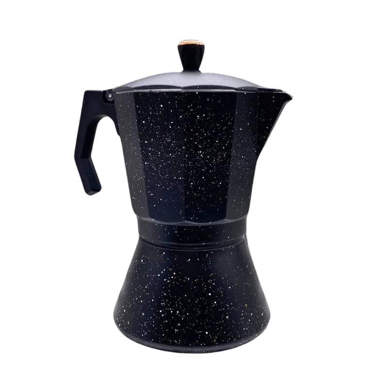 Eisenbach LSS012:Aluminum Espresso Moka Pot Coffee Maker - 12 Cups