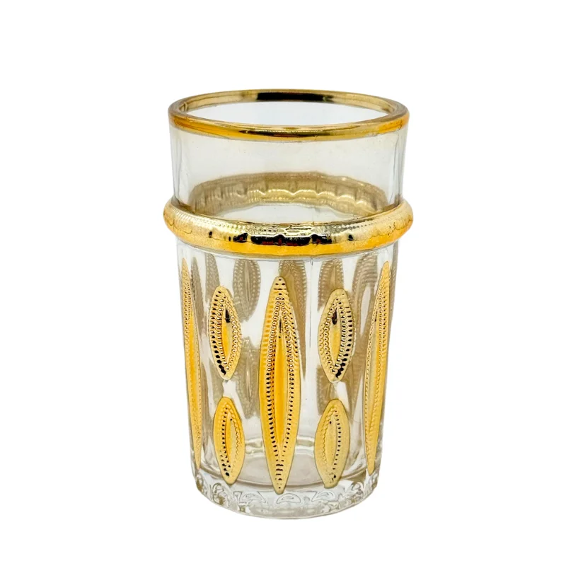 Eisenbach EB-GLS12G: 12 Pieces Tea Glasses with Gold Accent Eisenbach EB-GLS12G: 12 Pieces Tea Glasses with Gold Accent