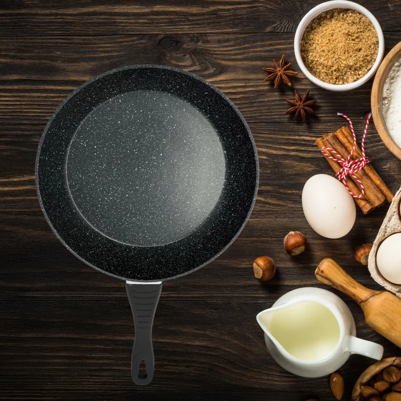 Rosenberg RB-10M2B: 10 Pieces Marble Coated Cookware Set Rosenberg RB-10M2B: 10 Pieces Marble Coated Cookware Set