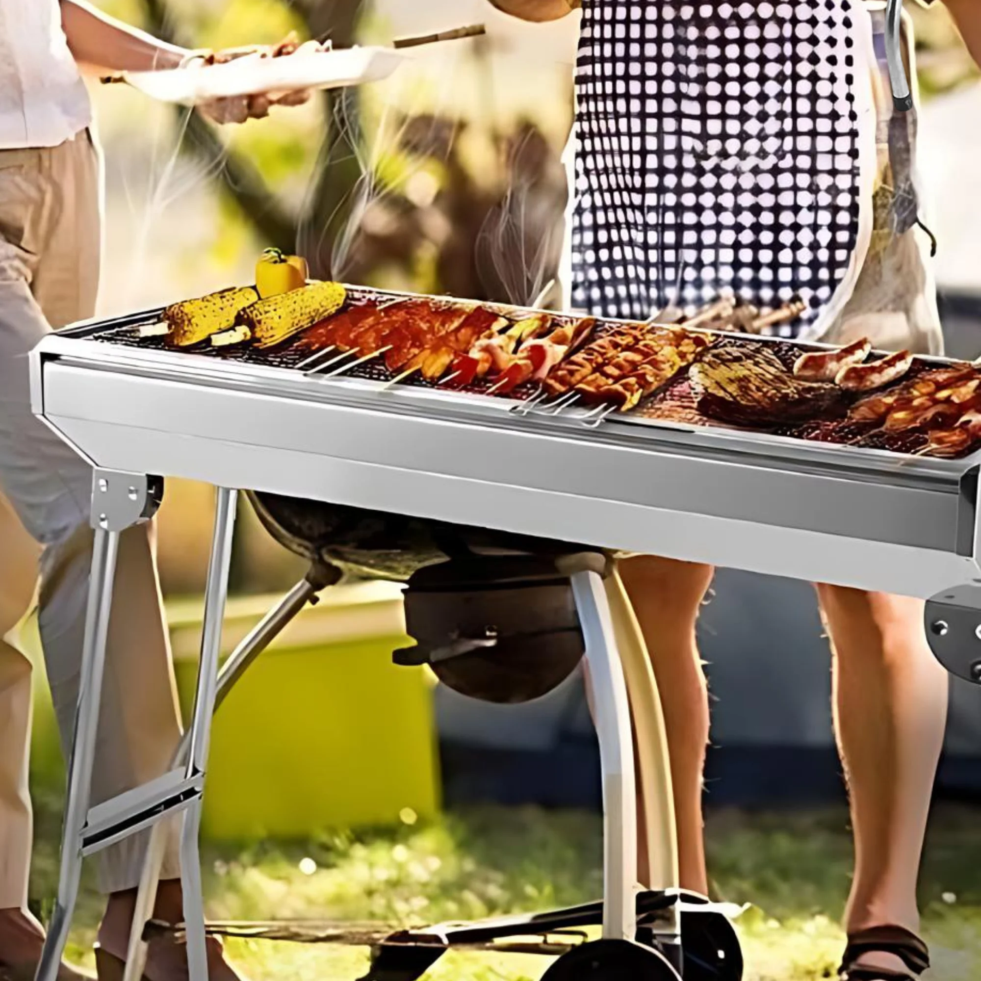 Herzberg HG-8112: Barbecue Grill with Carry Bag Herzberg HG-8112: Barbecue Grill with Carry Bag