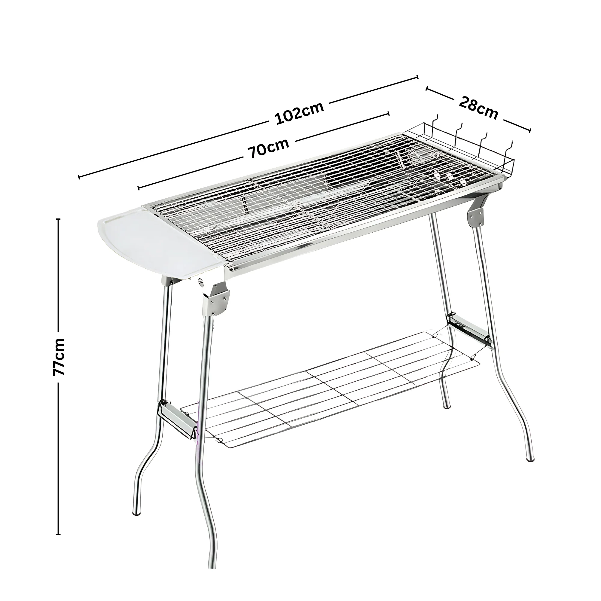 Herzberg HG-8112: Barbecue Grill with Carry Bag Herzberg HG-8112: Barbecue Grill with Carry Bag