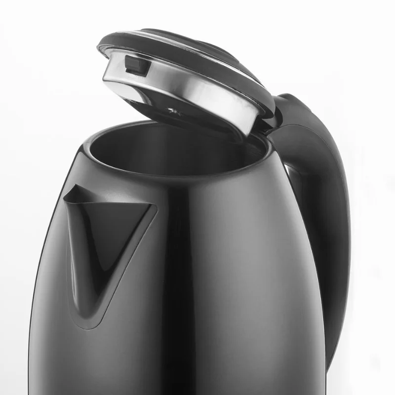 Herzberg HG-5011BLK: 1.8L 1500W Stainless Steel ElectricKettle - Black Herzberg HG-5011BLK: 1.8L 1500W Stainless Steel ElectricKettle - Black