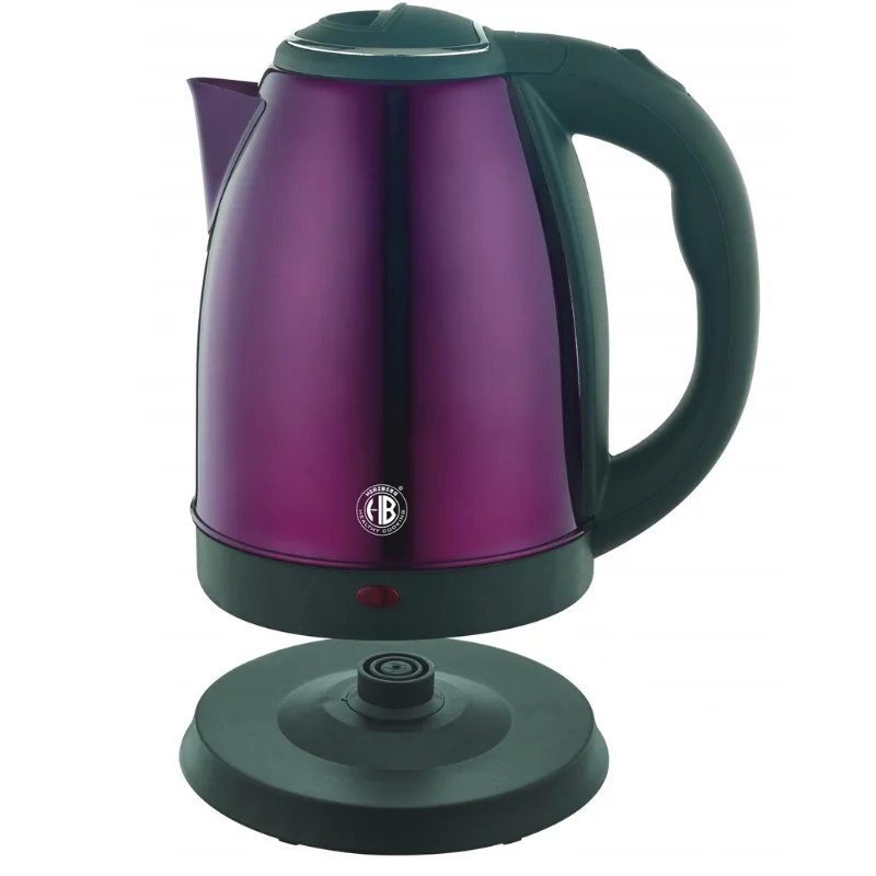 Herzberg HG-5011PUR: 1.8L 1500W Stainless Steel ElectricKettle - Purple Herzberg HG-5011PUR: 1.8L 1500W Stainless Steel ElectricKettle - Purple