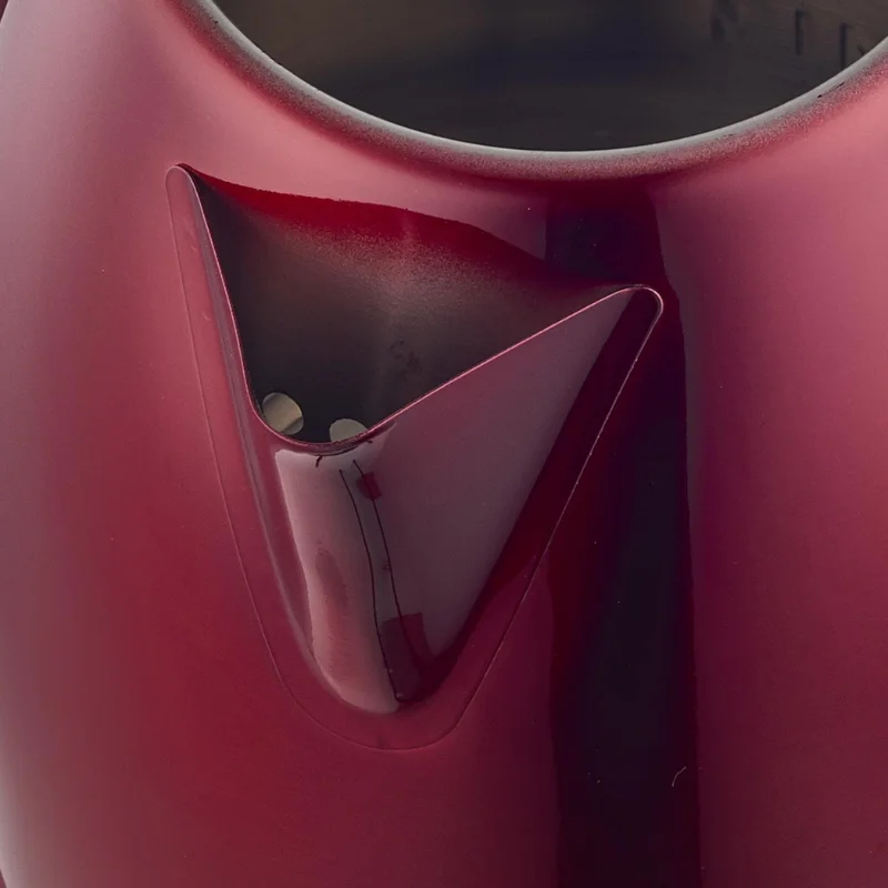 Herzberg HG-5011RED: 1.8L 1500W Stainless Steel ElectricKettle - Red