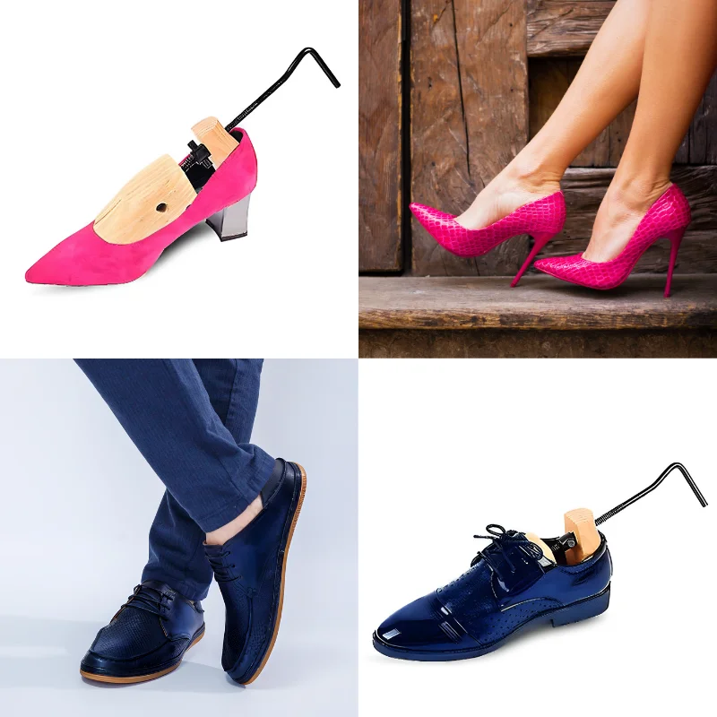 Herzberg HG-03770: 2 Way-Wooden Adjustable Shoe Stretcher & Expander - Women Herzberg HG-03770: 2 Way-Wooden Adjustable Shoe Stretcher & Expander - Women