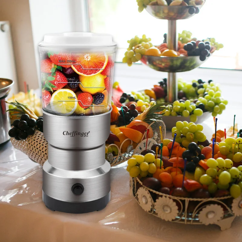 Cheffinger CF-CGB300: 300W Coffee Grinder & Juice Electric Blender Cheffinger CF-CGB300: 300W Coffee Grinder & Juice Electric Blender