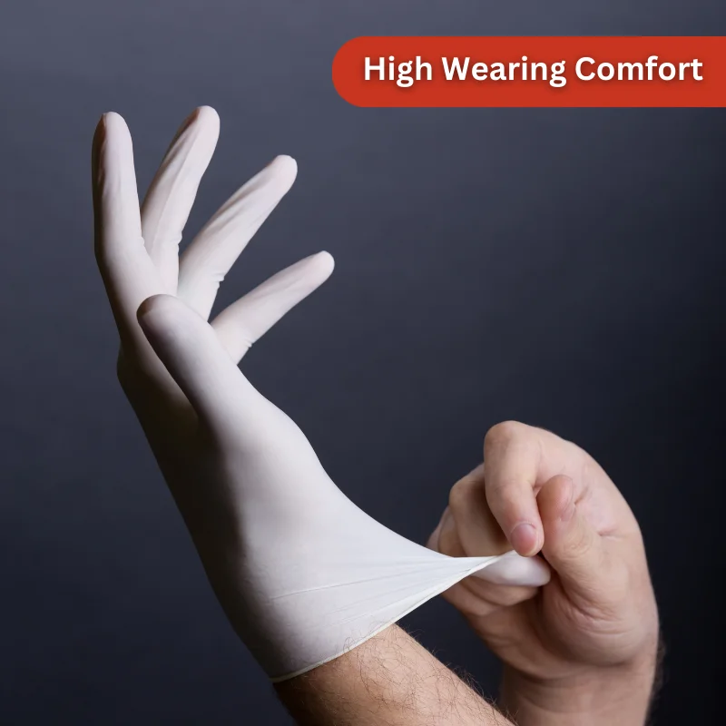 Master Gloves: Pack of 100 Latex Disposable Powdered Gloves - Size L Master Gloves: Pack of 100 Latex Disposable Powdered Gloves - Size L