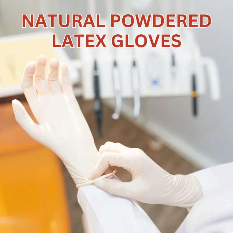 Master Gloves: Pack of 100 Latex Disposable Powdered Gloves - Size M Master Gloves: Pack of 100 Latex Disposable Powdered Gloves - Size M