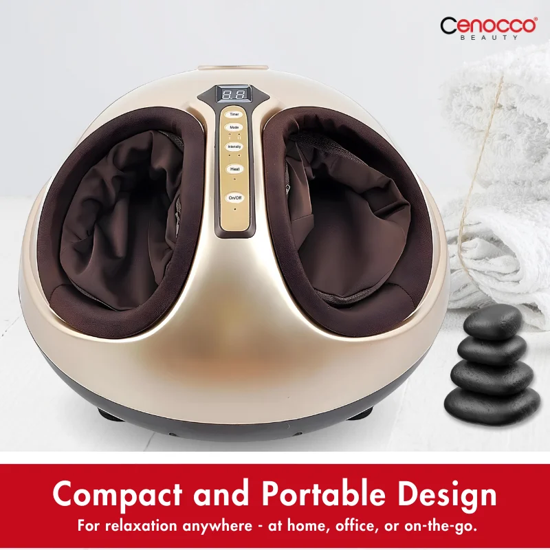 Cenocco Beauty CC-9080: Advanced Foot Massager with Heat, Kneading, and Air Compression Function Cenocco Beauty CC-9080: Advanced Foot Massager with Heat, Kneading, and Air Compression Function
