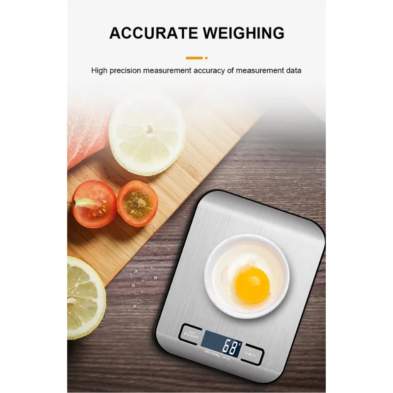 Herzberg HG-04135: Electronic Digital Kitchen Scale - 5kg/1g Herzberg HG-04135: Electronic Digital Kitchen Scale - 5kg/1g