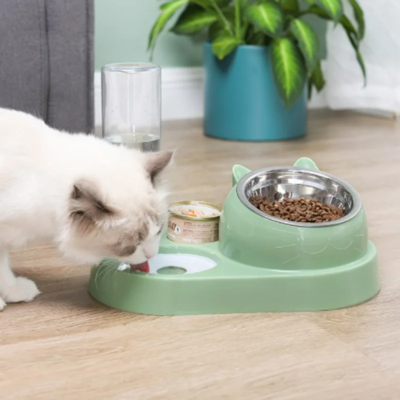 Herzberg HG-04197: Multifunctional Dual Pet Food & Water Despenser Herzberg HG-04197: Multifunctional Dual Pet Food & Water Despenser