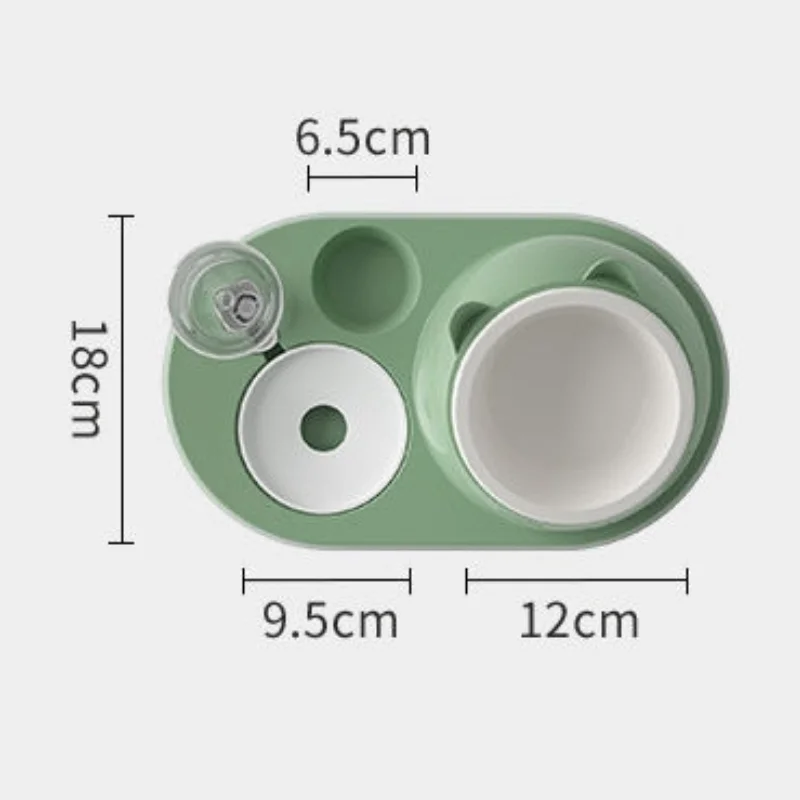 Herzberg HG-04197: Multifunctional Dual Pet Food & Water Despenser Herzberg HG-04197: Multifunctional Dual Pet Food & Water Despenser