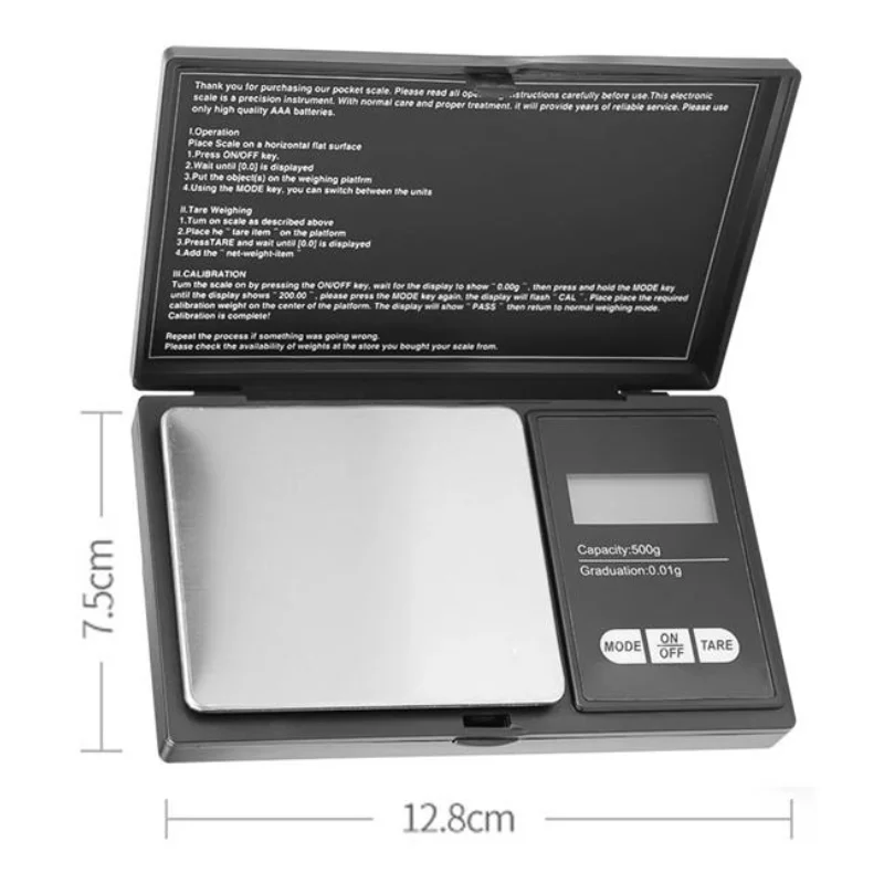 Herzberg HG-04265: Portable Electronic Jewelry Weighing Scale Herzberg HG-04265: Portable Electronic Jewelry Weighing Scale