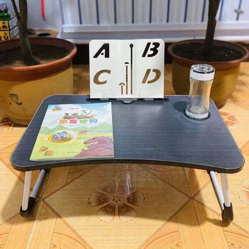 Herzberg HG-04173: Foldable Lap Desk with Cup and Tablet Holder Herzberg HG-04173: Foldable Lap Desk with Cup and Tablet Holder