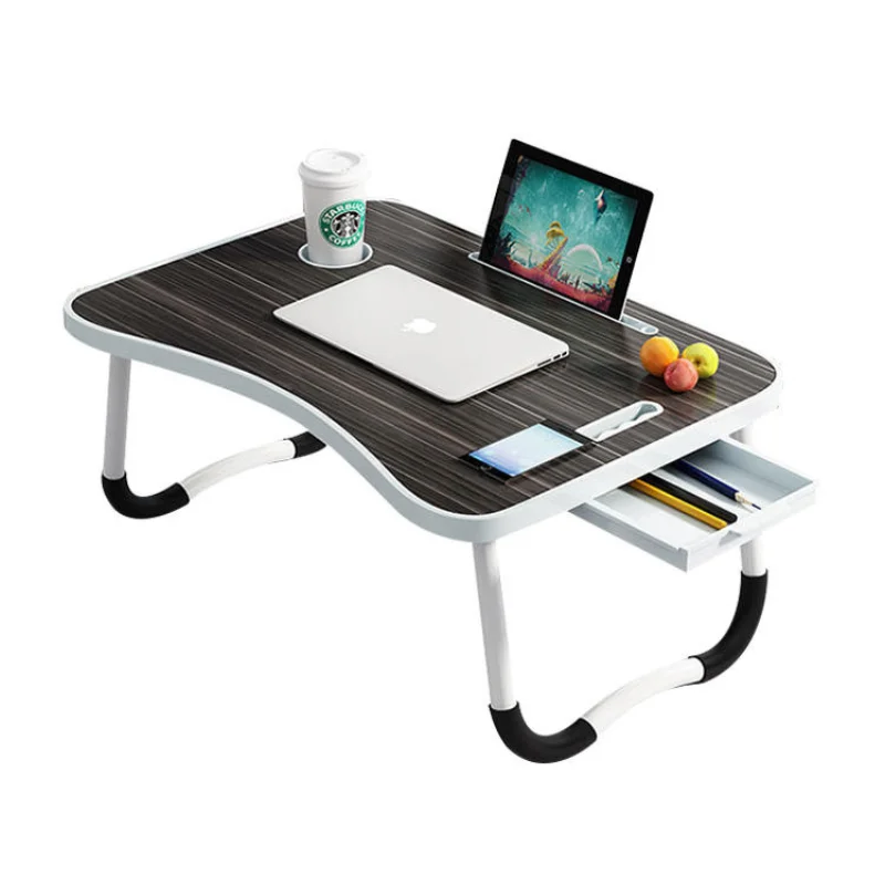 Herzberg HG-04173: Foldable Lap Desk with Cup and Tablet Holder Herzberg HG-04173: Foldable Lap Desk with Cup and Tablet Holder