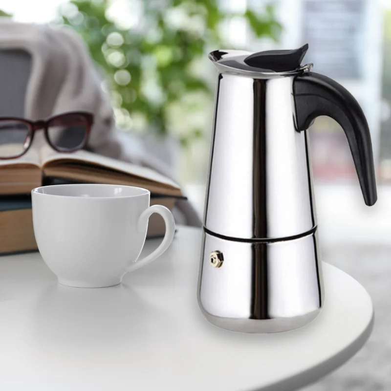 Eisenbach EB-600CM: S/S Cafetiere Expresso Coffee Maker- 6 Cups Eisenbach EB-600CM: S/S Cafetiere Expresso Coffee Maker- 6 Cups