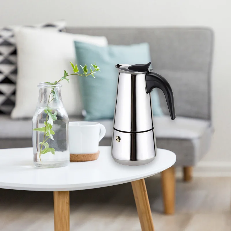 Eisenbach EB-600CM: S/S Cafetiere Expresso Coffee Maker- 6 Cups Eisenbach EB-600CM: S/S Cafetiere Expresso Coffee Maker- 6 Cups