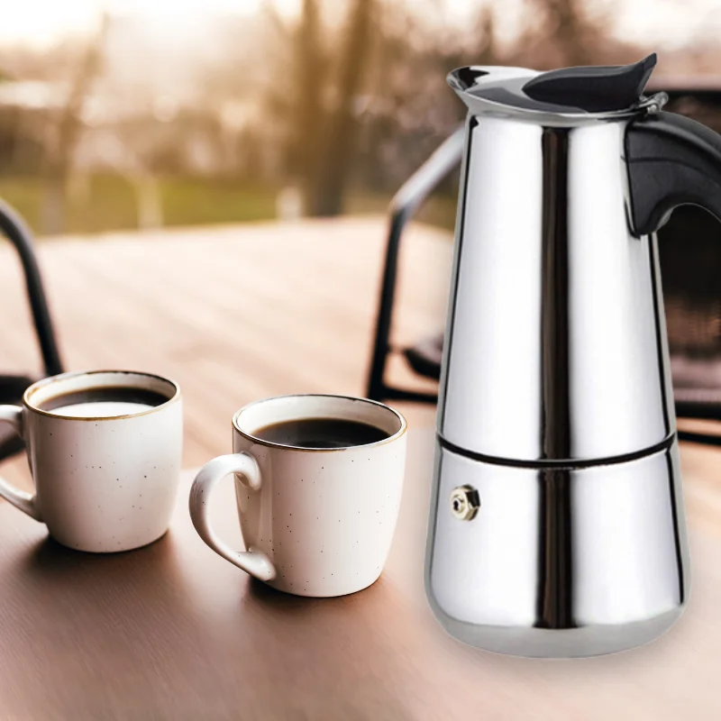 Eisenbach EB-900CM: S/S Cafetiere Expresso Coffee Maker- 9 Cups Eisenbach EB-900CM: S/S Cafetiere Expresso Coffee Maker- 9 Cups
