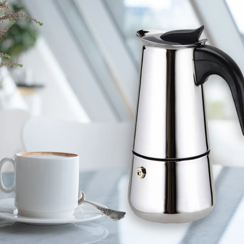 Eisenbach EB-900CM: S/S Cafetiere Expresso Coffee Maker- 9 Cups Eisenbach EB-900CM: S/S Cafetiere Expresso Coffee Maker- 9 Cups
