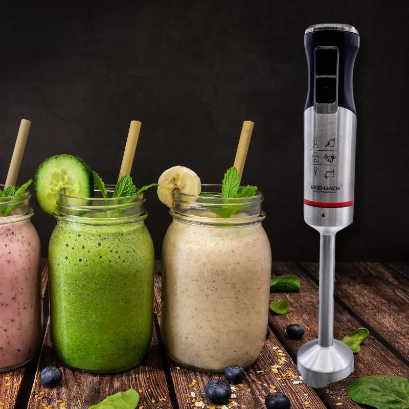 Eisenbach JE-903E: 3-in-1 Hand Blender Set - Power Whisk, Immersion Blender, Chopper- 1000W Eisenbach JE-903E: 3-in-1 Hand Blender Set - Power Whisk, Immersion Blender, Chopper- 1000W