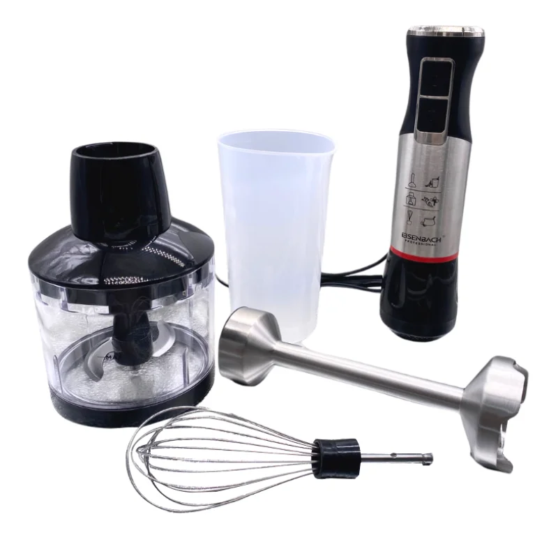 Eisenbach JE-903E: 3-in-1 Hand Blender Set - Power Whisk, Immersion Blender, Chopper- 1000W Eisenbach JE-903E: 3-in-1 Hand Blender Set - Power Whisk, Immersion Blender, Chopper- 1000W