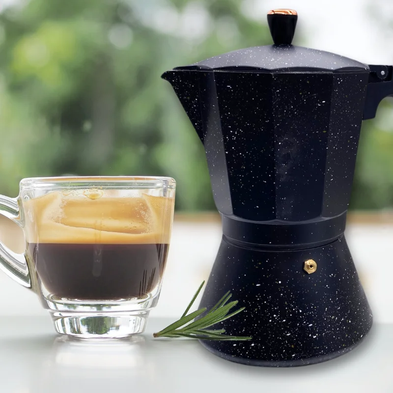 Eisenbach LSS012:Aluminum Espresso Moka Pot Coffee Maker - 12 Cups Eisenbach LSS012:Aluminum Espresso Moka Pot Coffee Maker - 12 Cups