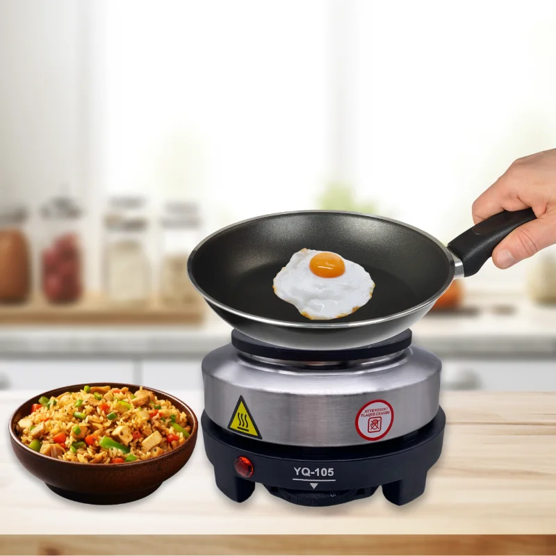 Rosenberg YG-105: Stainless Steel Electric Hob - 500W Rosenberg YG-105: Stainless Steel Electric Hob - 500W