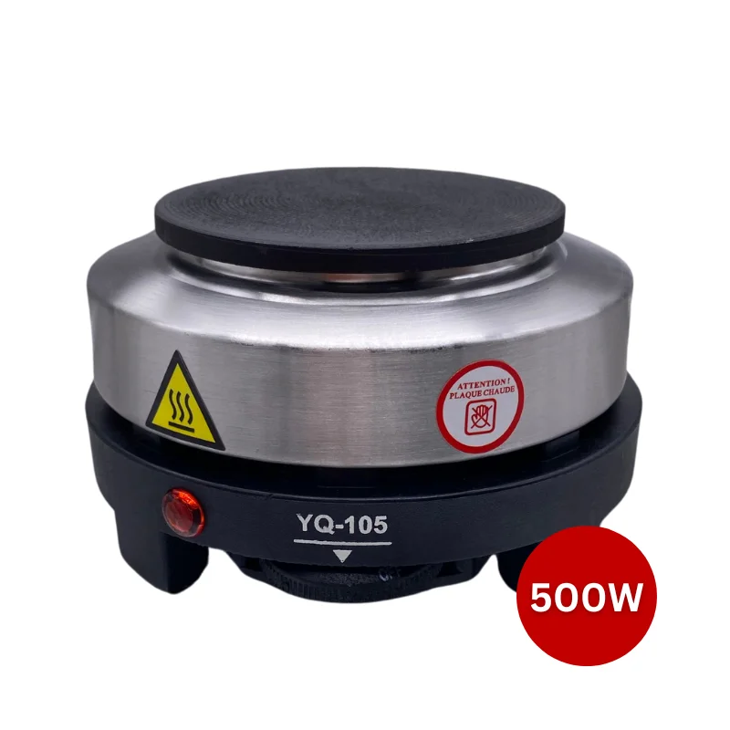Rosenberg YG-105: Stainless Steel Electric Hob - 500W Rosenberg YG-105: Stainless Steel Electric Hob - 500W