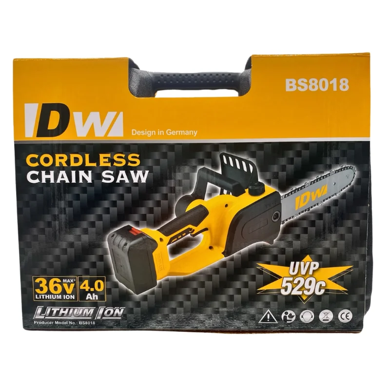 DW BS-8018: Portable Cordless Chain Saw - 36V DW BS-8018: Portable Cordless Chain Saw - 36V