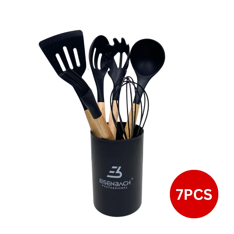 Eisenbach A0022A: 7-Piece Kitchen Utensils Set - Wood Eisenbach A0022A: 7-Piece Kitchen Utensils Set - Wood