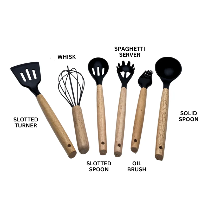 Eisenbach A0022A: 7-Piece Kitchen Utensils Set - Wood Eisenbach A0022A: 7-Piece Kitchen Utensils Set - Wood